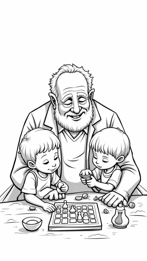 papa coloring pages